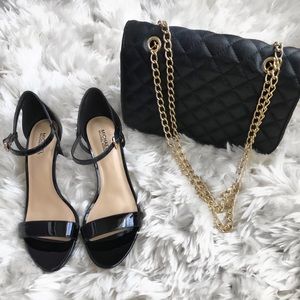 New MK Black Heels